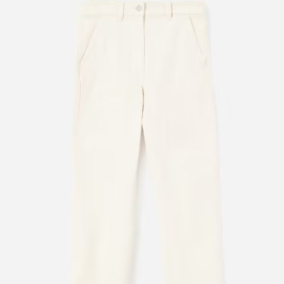 Everlane Straight-Leg Crop Pant in Sandstone - Picture 2 of 6